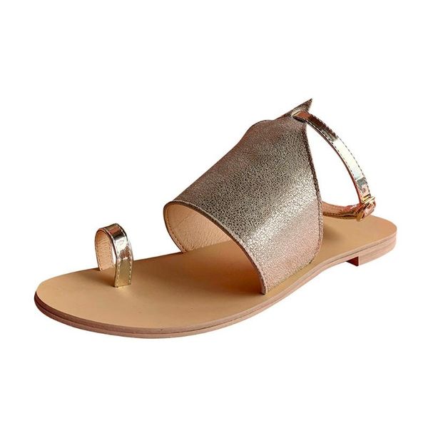 

2020 new summer casual women flat sandals fashion summer women flat open toe breathable sandals buckle strap beach shoes, Black