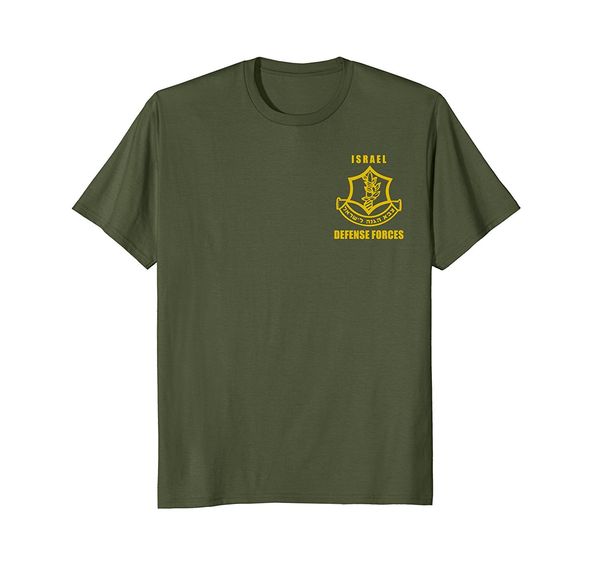 

2019 мода лето стиль t-shirt израильской армии. израиль силы обороны small logo tee рубашка