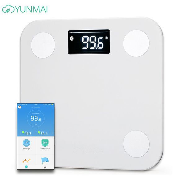 

original smart yunmai mini body weight scales floor digital fat weighing scale bluetooth balance mi body composition scale m1501