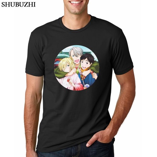 

yuri on ice anime cotton fashion short t shirt printed funny t-shirt men