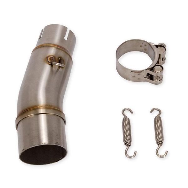 

motorcycle exhaust muffler middle pipe motorbike mid link pipe for ninja400 2020