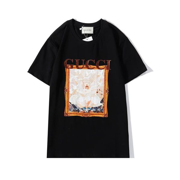 

mens designer t shirts mens clothing  shirt fashion summer shirt short sleeve crew neck louÃ¬s vuÃ¬ttÃµn brand shirt for men face print, White;black