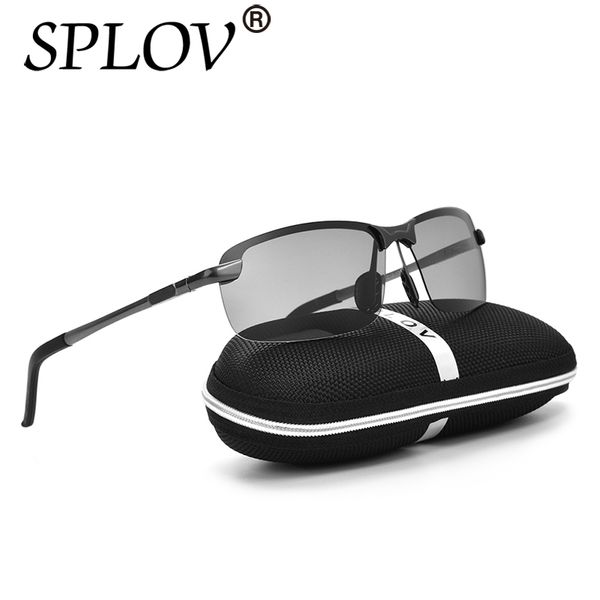 

sunglasses 2021 all-weather ray brand designer pochromic men polarized fashion discoloration driving vintage eyewear lens, White;black