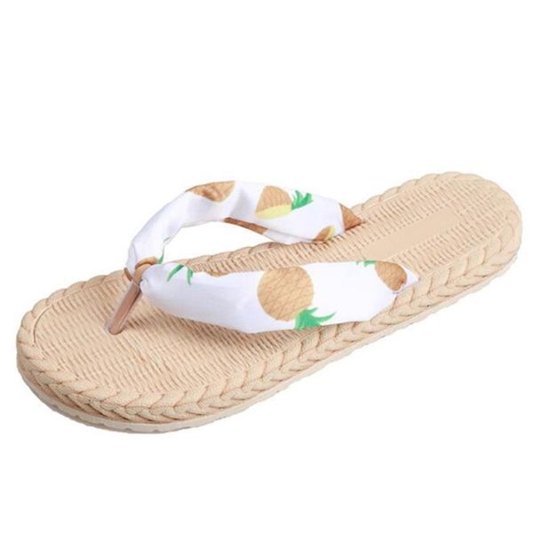 

new 2020 summer non-slip canvas beach flip flops sandals womens slippers female fashion flat clip foot sandals flip flops hy339, Black