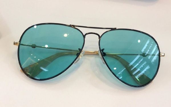 

new luxury designer sunglasses 0515 fashion pilot frame glasses retro trend style candy color lens eyewear uv400 protection with box, White;black