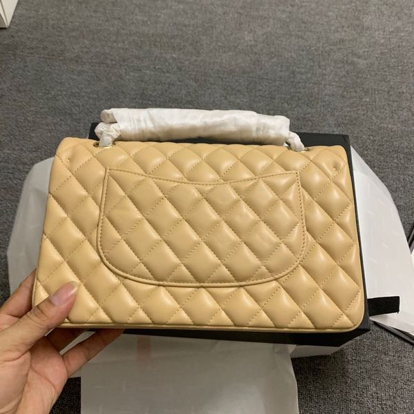 

wholesale classic original beige design purse,25cm,4 colors,carvia leather,lamb leather, fast delivery by dhl