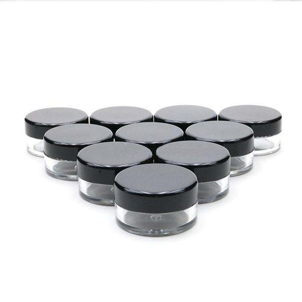 

cream jar makeup plastic plastic 10g cosmetic bottle black jar sample 15g packaging 3g cosmetic container 5g 20g pt2009 biohp