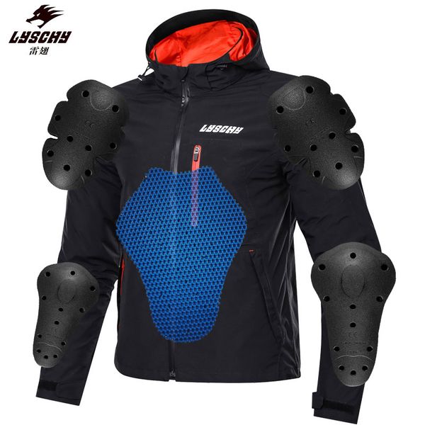 

lyschy motorcycle jackets 2pcs waterproof windbreaker men breathable motocross racing riding jacket pants jaqueta motoqueiro 4xl