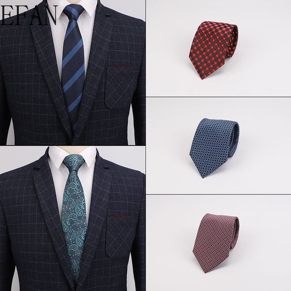 

new paisley plaid stripe 8cm tie red black silk jacqurd weave neckties for men business wedding cravat accessories ties gifts, Blue;purple