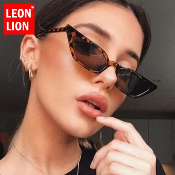 

2019 glasses red eyeglass brand sun cateye lady vintage points for shades retro designer sunglasses leonlion new women bhaiy bdegarden, White;black