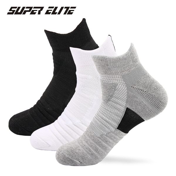 

xpay high performance moisture wicking combed cotton low cut ankle athletic running tennis cushion sports socks for men, Black