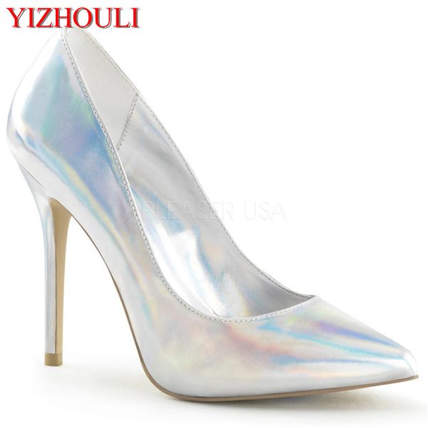 

new work shoes 12 cm high heels, party shoes stage, model runway high heels, Black