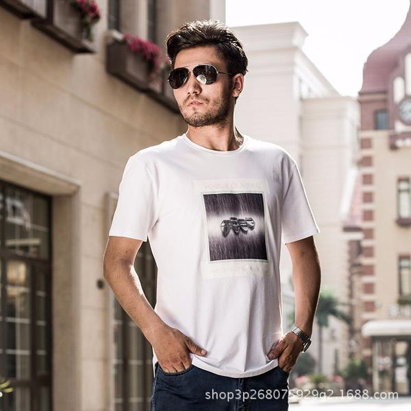 

cute tshirt maxi t-shirts men summer tees print animal t shirt men o-neck short sleeve fashion tshirts plus size 13, White;black