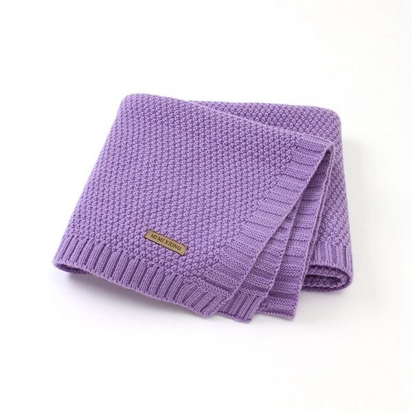 

motohood kids blanket casual baby blankets knitted newborn swaddle wrap soft toddler sofa crib quilt baby stroller blanket 200925
