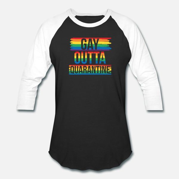 

quarantined gay shirt straight outta quarantine t shirt men printed 100% cotton crew neck pictures gift comfortable spring autumn unique