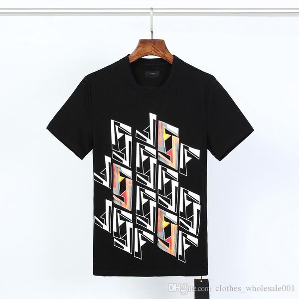 

20fw mens женщин дизайнер футболки luxury fend tshirt весна мужчины street letter printed мода 3d tee tops обувь сумки куртки брюки 02, White;black