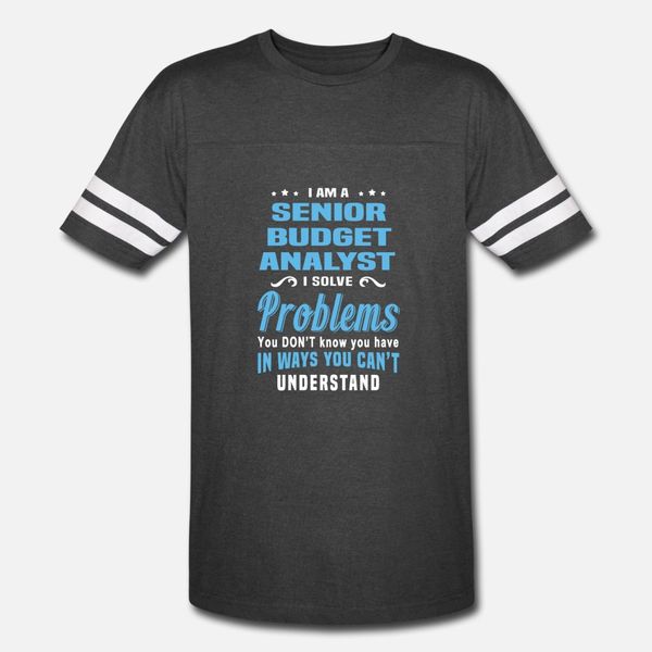 

senior budget analyst t shirt men designer 100% cotton round collar formal interesting building spring autumn standard shirt