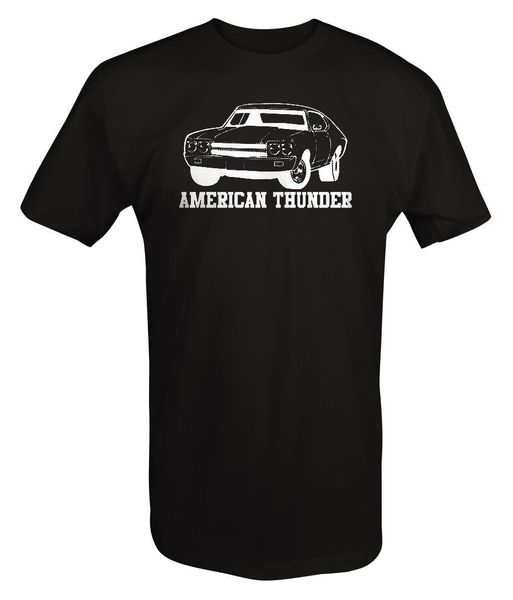 

2019 new men summer american thunder chevy chevelle nova ss classic muscle car - t shirt cool men cotton t-shirt