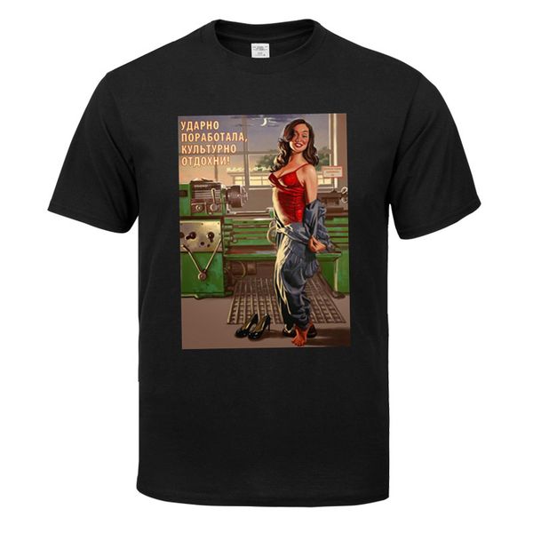 

ussr cccp vintage soviet russian t-shirt men short sleeve tshirts cotton homme tee shirt 3xl summer men clothings plus size