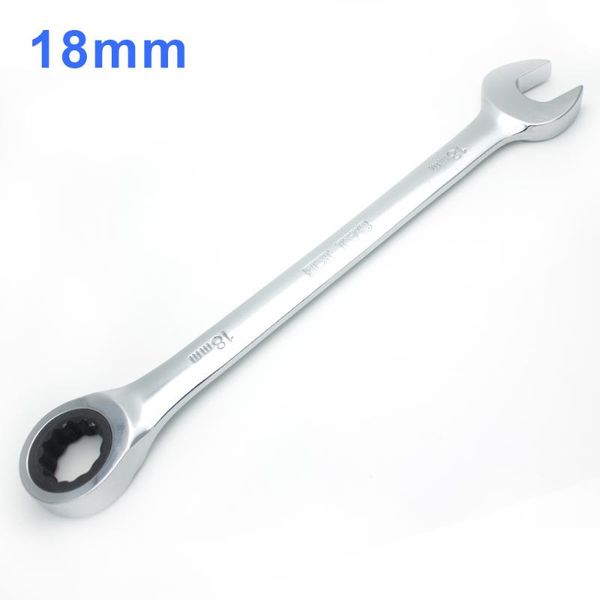 

18mm ratchet spanner combination wrench a set of keys skate ring wrench ratchet handle