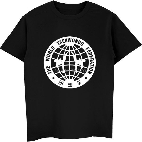 

new funny the world of taekwondo t-shirt men's casual short sleeve cotton t shirt hip hop tees harajuku streetwear