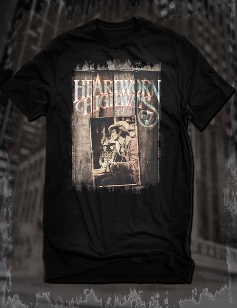 

новый черный heartworn highways футболка outlaw страна tee стив эрл таунс