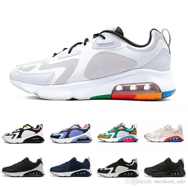 

2019 white black 200 mens running shoes 200s bordeaux blue desert sand royal pulse mystic green vast grey trainers outdoor sports sneakers