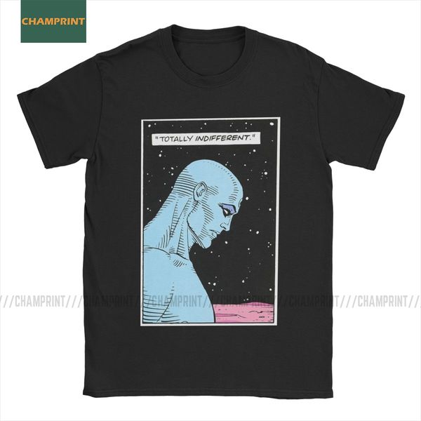 

watchmen men t shirt smiley dr manhattan novel alan moore emo nihilist heroes hipster tees short sleeve t-shirt 100% cotton