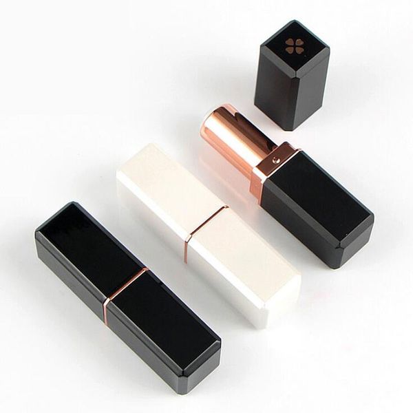 

storage bottles & jars 12.1mm gorgeous lipstick tube high grade diy square lip colorful make up tool with caps container 50pcs/lot