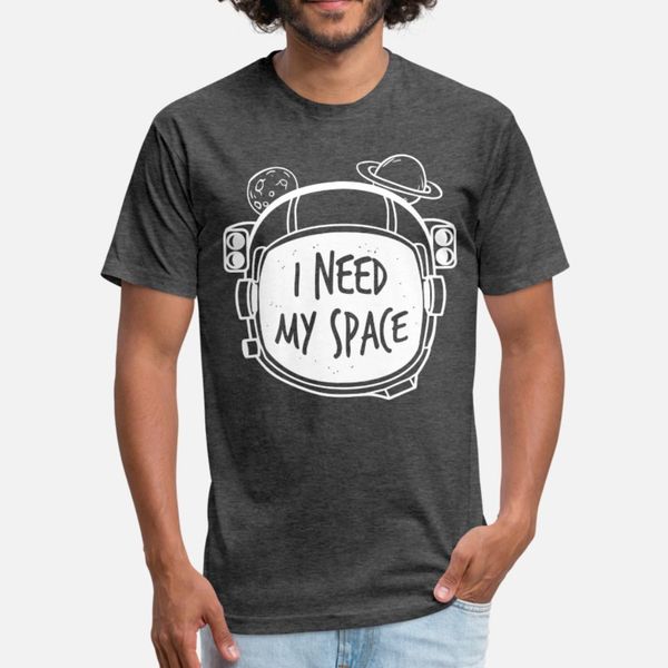 

i need my space t shirt men create 100% cotton s-xxxl pattern fitness comical spring autumn leisure shirt
