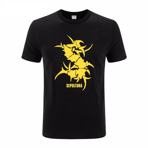 

mens t shirts fashion sepultura tribale logo t shirt cotton leisure o neck short sleeved euro size t-shirts punk rock t shirts