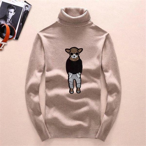 

new casual clothing social striped t shirts men applique recreational turtleneck couple swearshirt high collar high collar streetwear, White;black