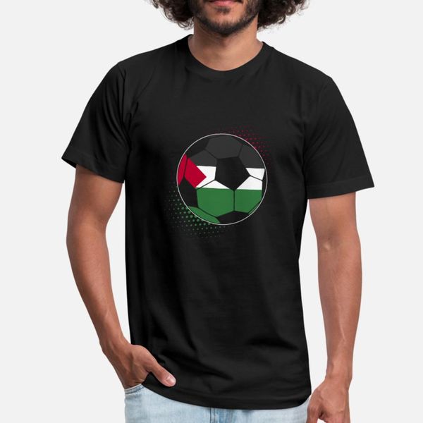 

palestine football t shirt men character short sleeve size s-3xl fit sunlight basic summer style letter shirt