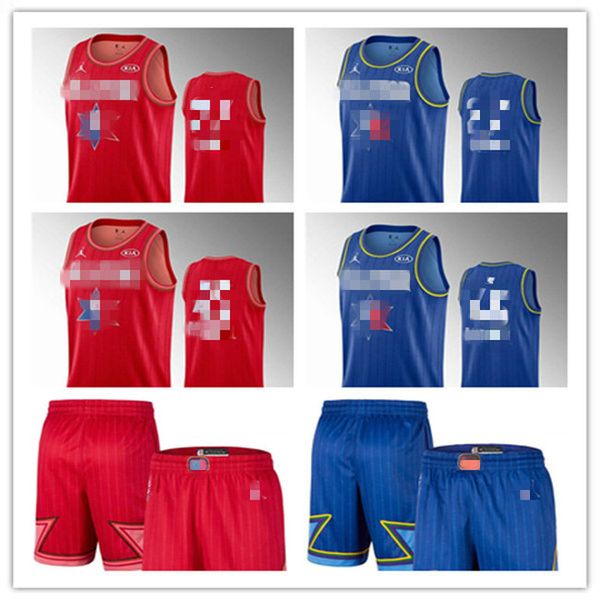 

2019/20 mens utah donovan 45 mitchell rudy gobert 2020 all-star game swingman city jazz swingman jersey basketball jersey 100% stitched, Black