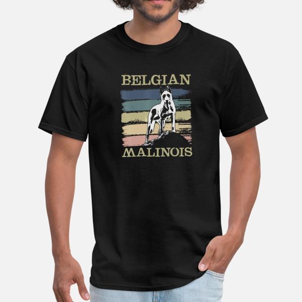 

vintage belgian malinois t design dog lovers gift t shirt men printed 100% cotton o-neck normal fit comical spring autumn trend shirt