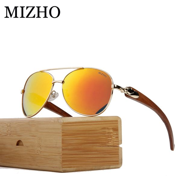 

mizho leopard shape design eyewear visual protection wood sunglasses men polarized pilot traveling luxury glasses unisex, White;black