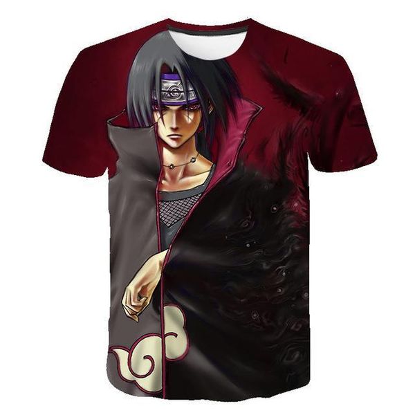 

cool naruto printing pattern elegant 3d print shirts plus size horror comics men clothing