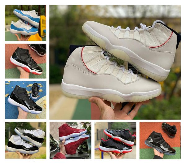 

men 11 basketball shoes 11s jumpman bred concord 45 space jam cap and gown sports sneakers stylist shoes gamma blue low women trainers