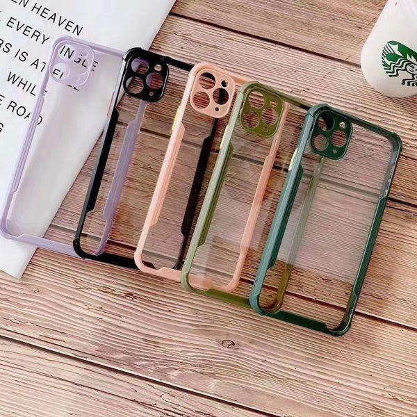

подходит для iphone11pro макс мобильный телефон оболочки 8plus силиконовый анти-капля iphonex / xr / xs прозрачной мягкой оболочки