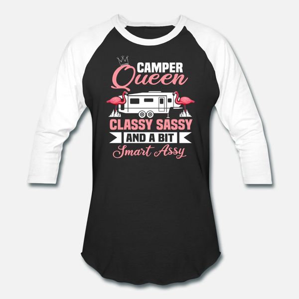 

017 camping camping rv camper queen classy t shirt men designs 100% cotton o-neck gents interesting new fashion summer style normal shirt