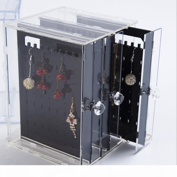 

designer jewelry display earrings jewelry stand acylic lucency for earrings display fashion of shipping, Black
