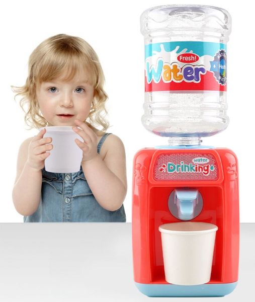 

cute mini water fountain toy kid playhouse toy fun drinking machine children birthday gift imitation water dispenser toy