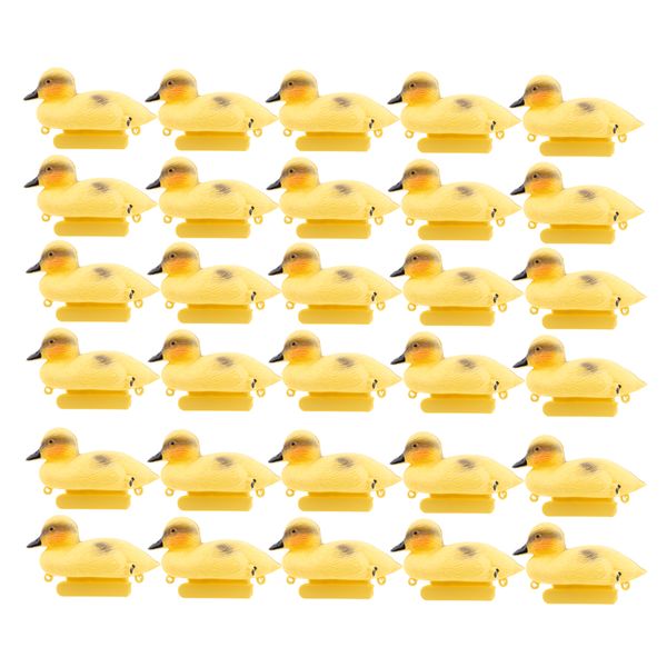 

30x cute baby duckings floating приманка утка mallard пруд koi орнаменты