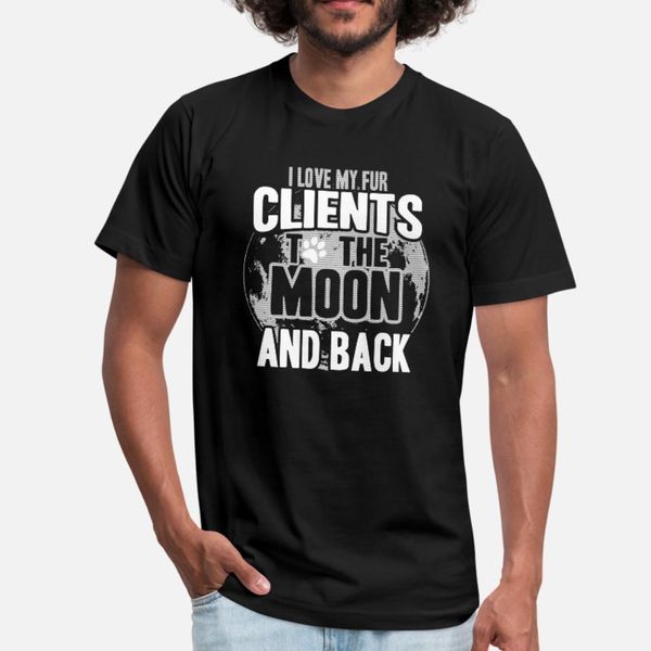 

собака i love my меховые клиенты to the moon t shirt men вязаная tee shirt s-xxxl свободных сумасшедшей юмор летнего письмо рубашка