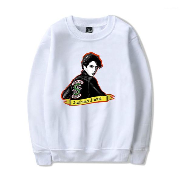 

sleeve spring autumn casual womens sweatshirt fashion couple matching clothes riverdale printed mens sweatshirt designer long, Black