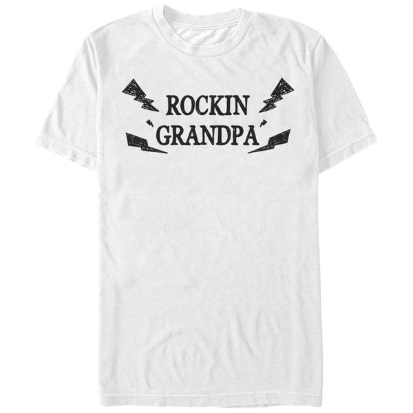 

2019 fashion 100% cotton t shirt rocking grandpa mens graphic t shirt tee shirt