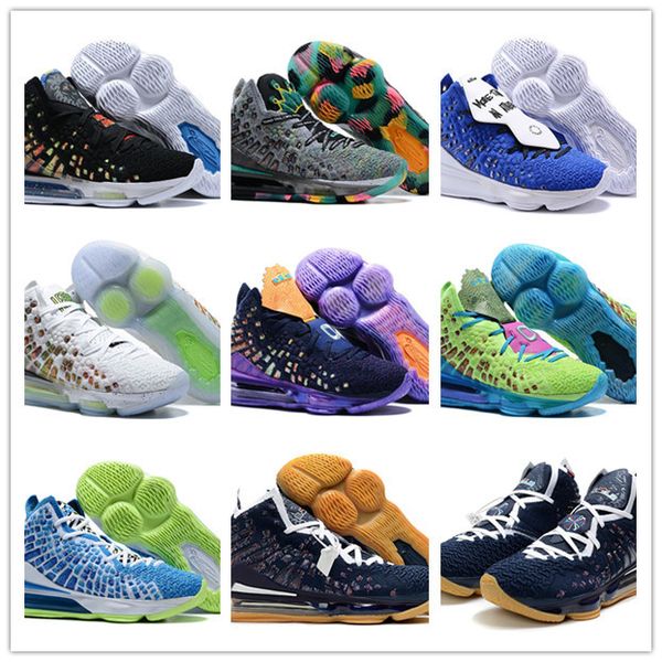 

2020 what the lebrond 17 xvii ep james lbj17 mens youths black purple green basketball shoes for james 17s sports sneakers