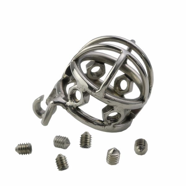 

steel male belt screw style sharp cages stainless men new removable chastity chastity with cock device jjxwb