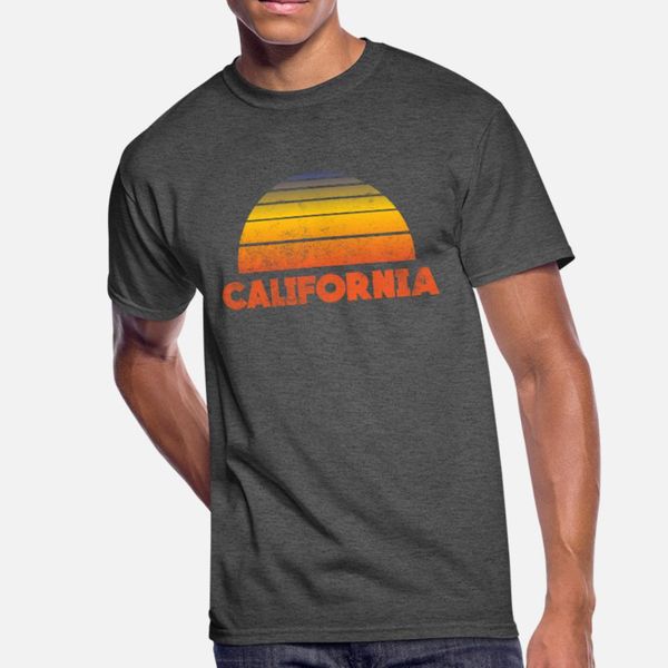 

retro california apparel t shirt men printing cotton crew neck trend loose fashion spring letters shirt