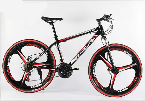 

three knife one wheel black red 21 speed 26 inch mountain bike cross country bicycle high carbon steel mountain bike